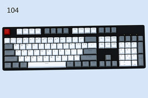 Gray White keyboard