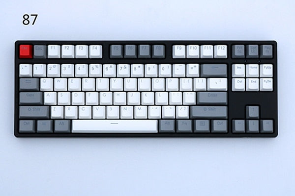 Gray White keyboard