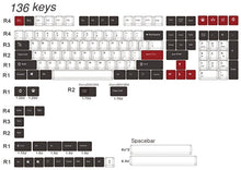 Load image into Gallery viewer, Black/Red mechanical keyboard